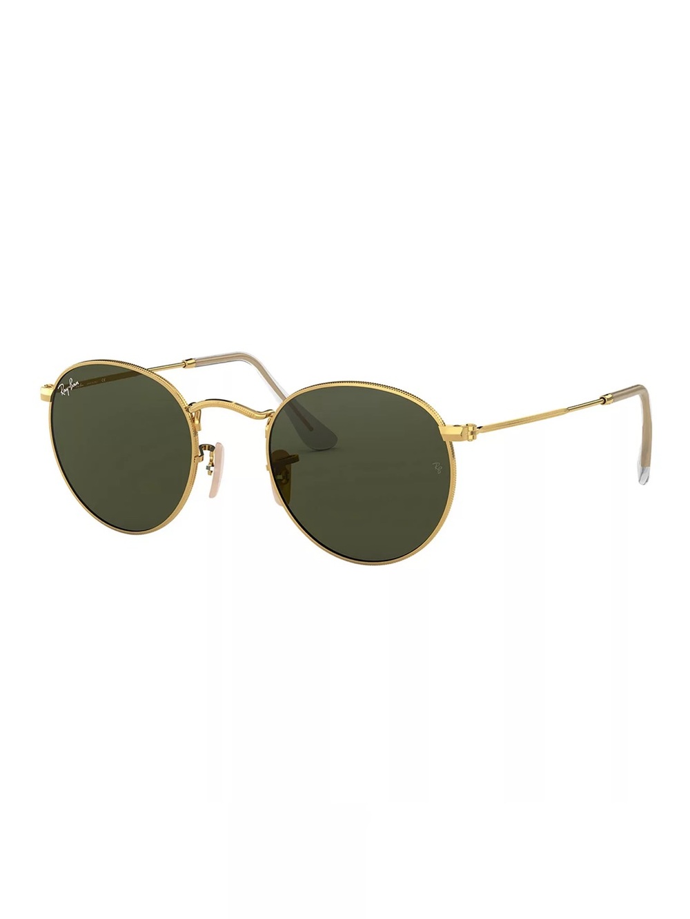 Authentic Ray-Ban Gold Frame Sunglasses with Green Lenses